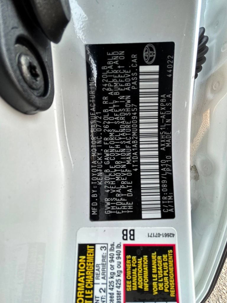 Certified 2021 Toyota Avalon Limited w/ Advanced Safety Package FWD image 25