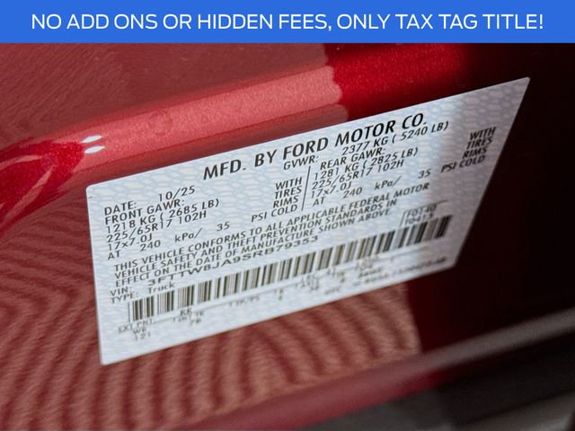 New 2025 Ford Maverick XLT w/ XLT Luxury Package image 30