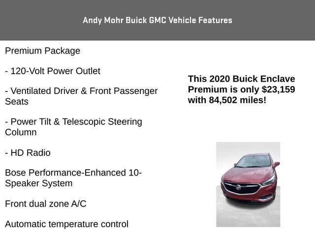 Used 2020 Buick Enclave Premium w/ LPO, Floor Liner Package AWD/4WD image 12