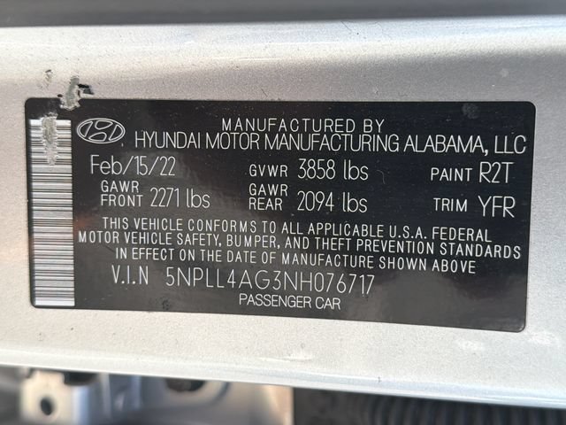 Certified 2022 Hyundai Elantra SE FWD image 32