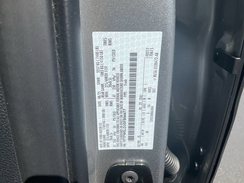 Certified 2025 Ford F150 Lariat w/ Equipment Group 501A Mid AWD/4WD image 18