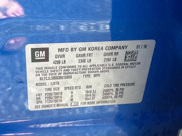 Used 2016 Chevrolet Trax LT w/ LT Convenience Package FWD image 29