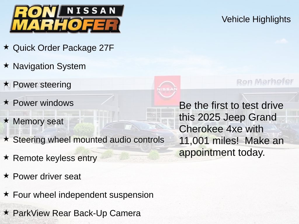 Used 2025 Jeep Grand Cherokee Limited 4xe AWD/4WD image 2