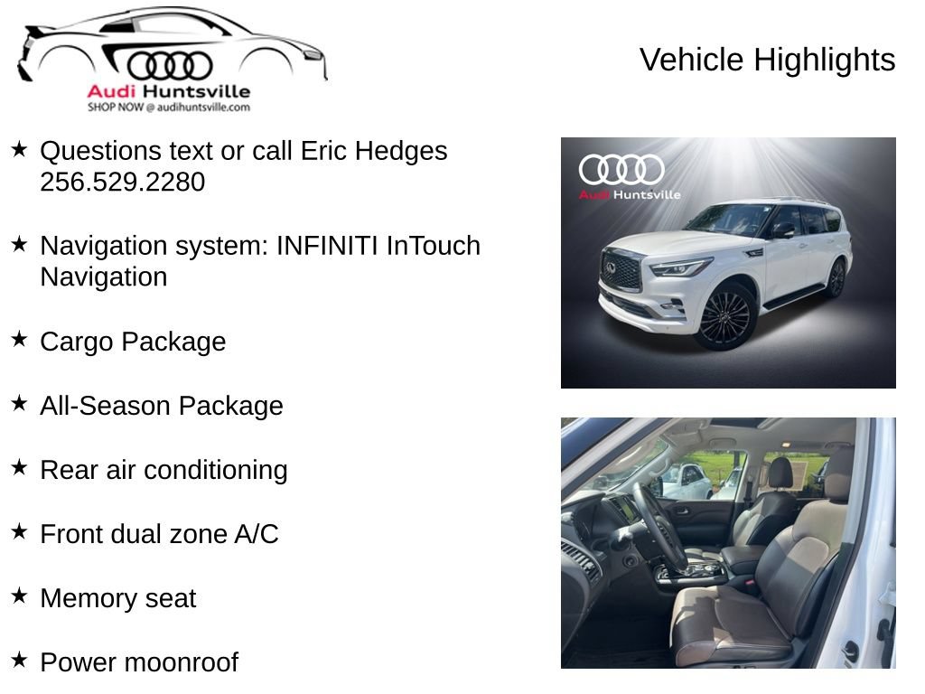 Used 2021 INFINITI QX80 Premium Select w/ All-Season Package RWD image 6