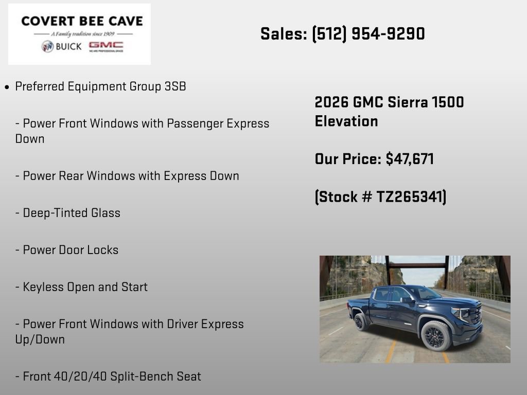 New 2026 GMC Sierra 1500 Elevation RWD image 6