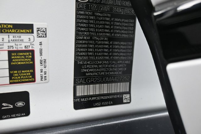 Used 2021 Land Rover Range Rover AWD/4WD image 18