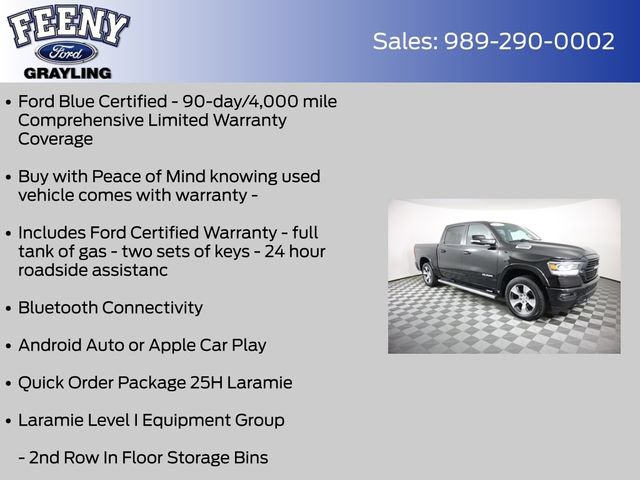 Used 2022 RAM 1500 Laramie w/ Sport Appearance Package AWD/4WD video 4