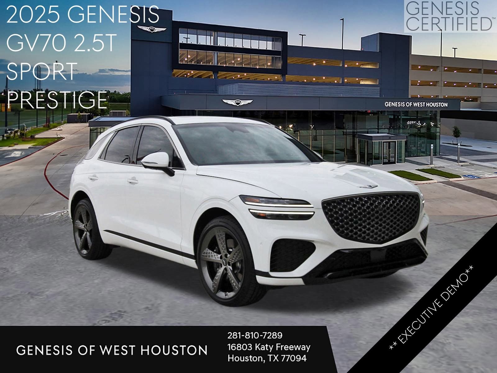 Used 2025 Genesis GV70 2.5T Sport Prestige w/ Sport Prestige Package image 1