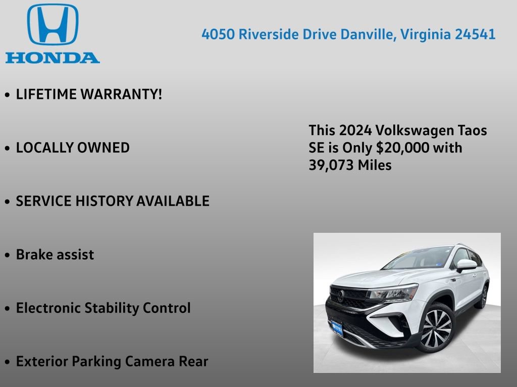 Used 2024 Volkswagen Taos SE image 7