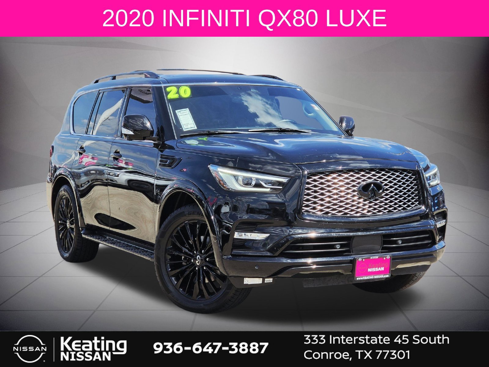 Used 2020 INFINITI QX80 Luxe w/ All-Season Package RWD image 1