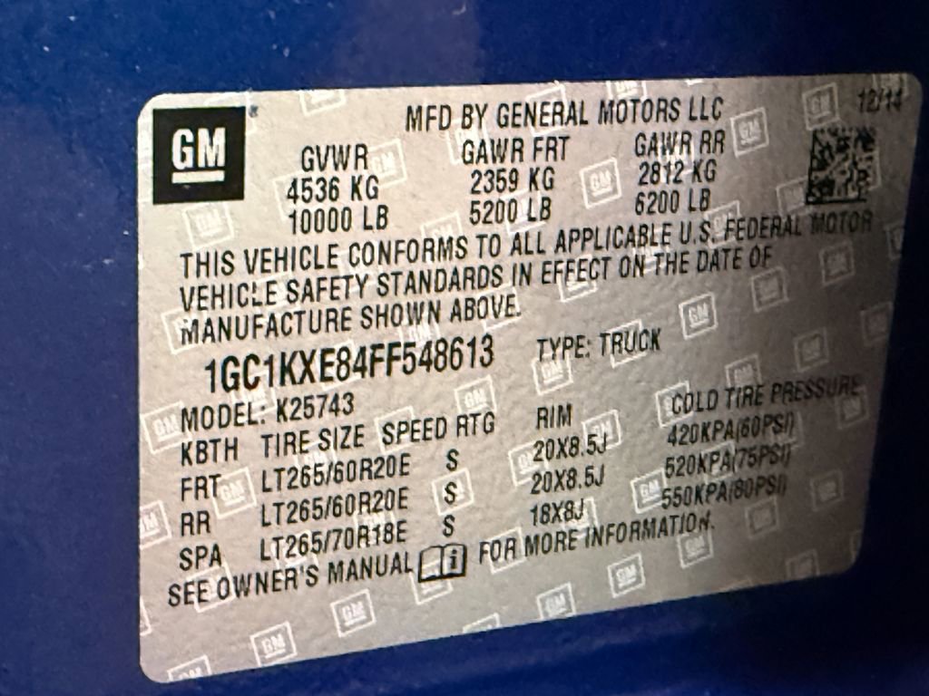 Used 2015 Chevrolet Silverado 2500 High Country w/ Duramax Plus Package image 57