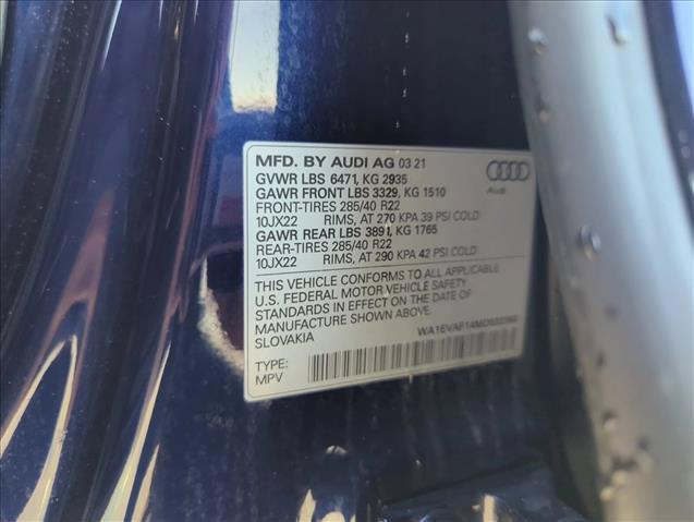 Used 2021 Audi Q8 Premium Plus w/ Premium Plus Package AWD/4WD image 28