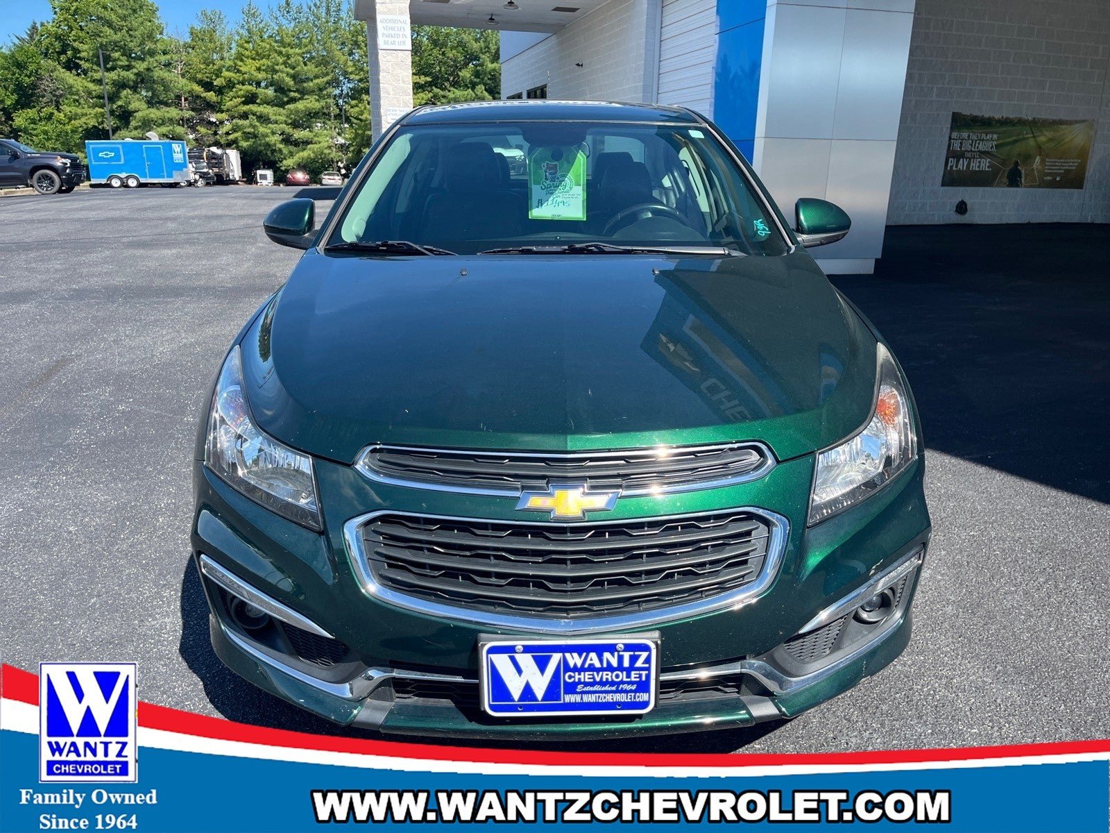 Used 2015 Chevrolet Cruze LTZ w/ Sun, Sound and Sport Package FWD image 3