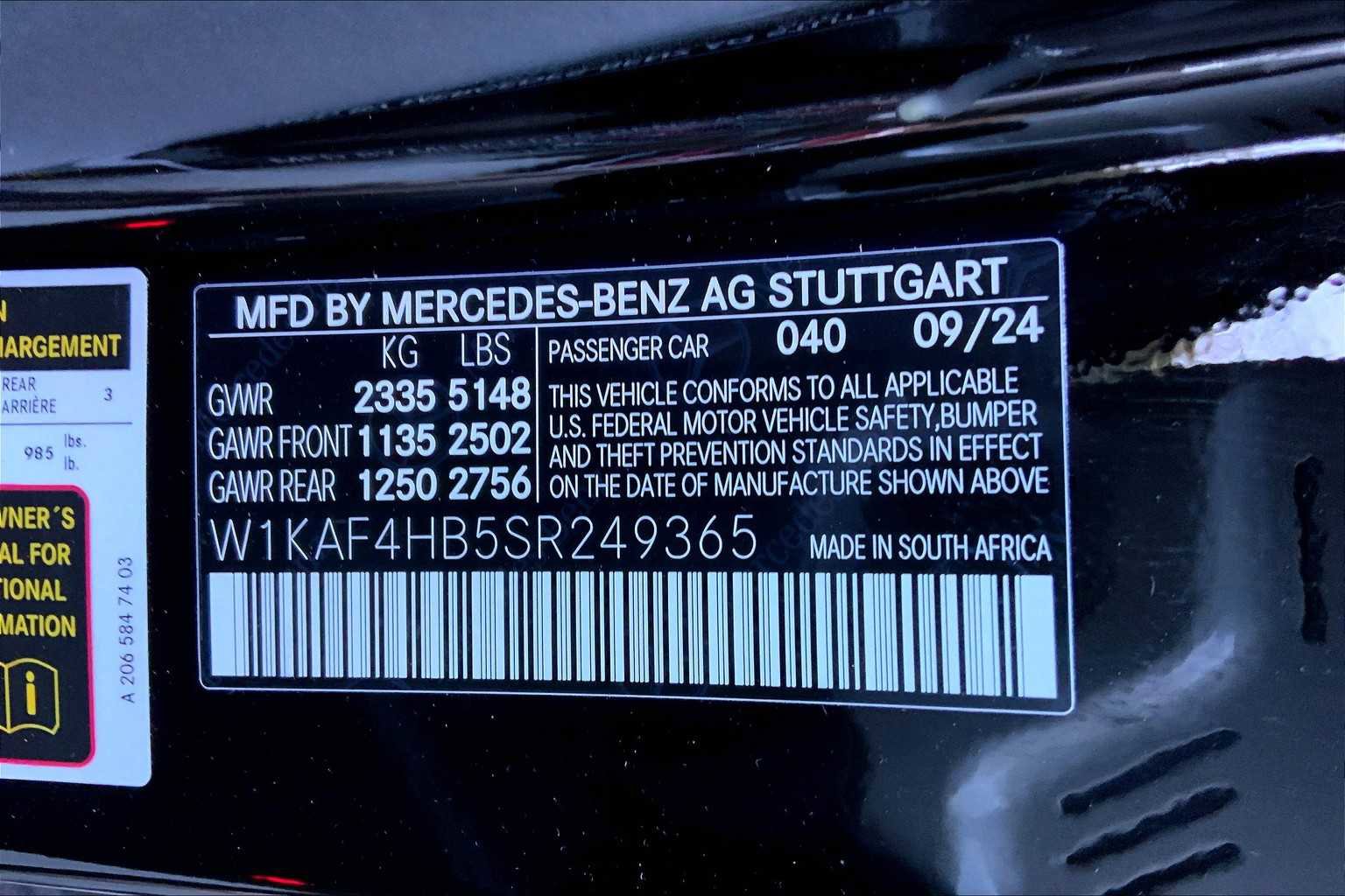 New 2025 Mercedes-Benz C 300 4MATIC Sedan image 13