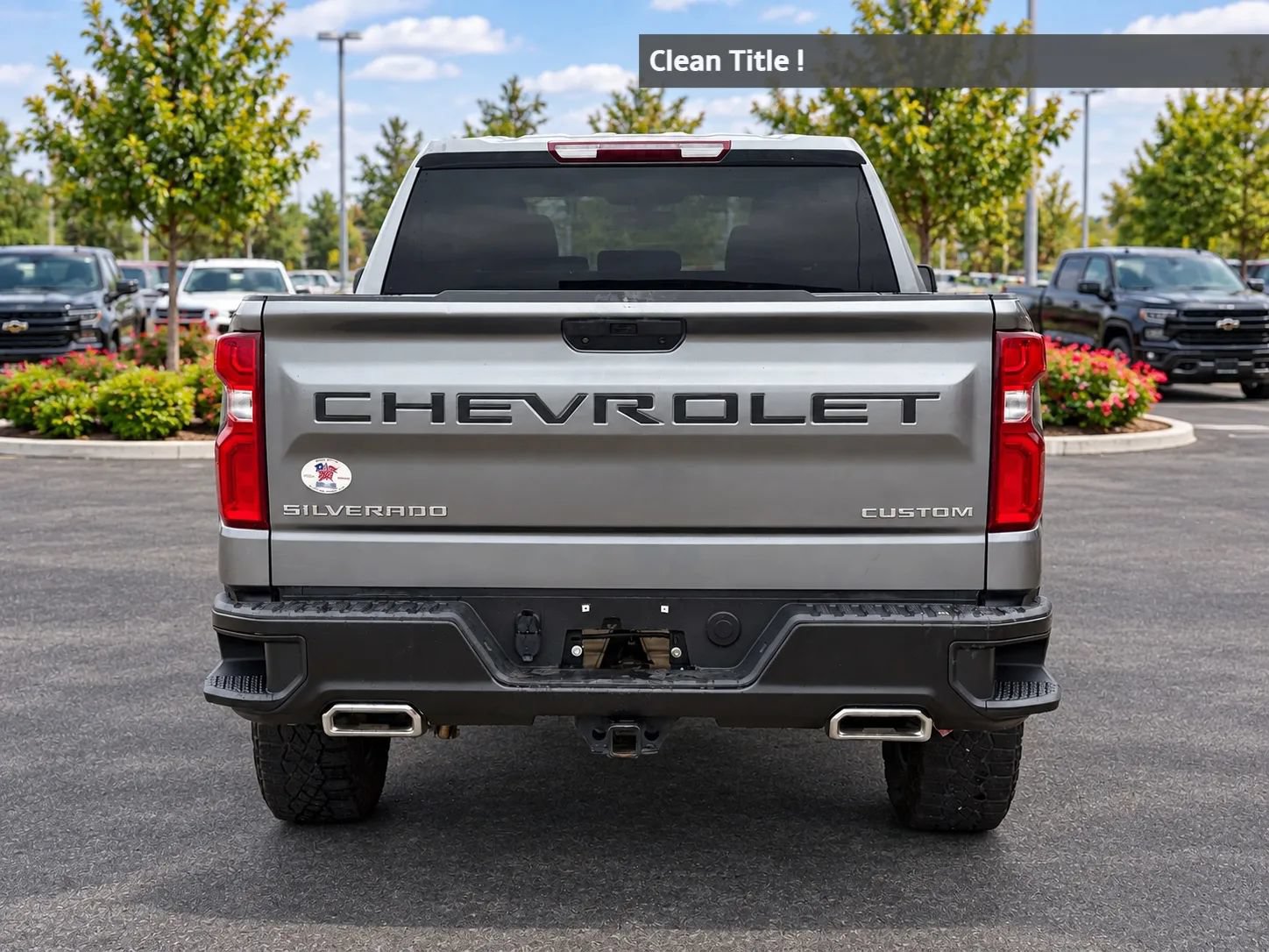 Used 2021 Chevrolet Silverado 1500 Custom Trail Boss AWD/4WD image 4