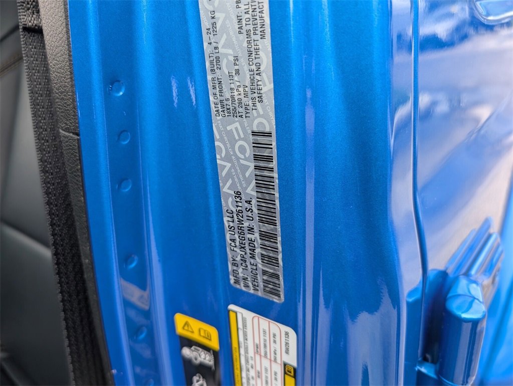 Certified 2024 Jeep Wrangler Sahara w/ Technology Group image 19