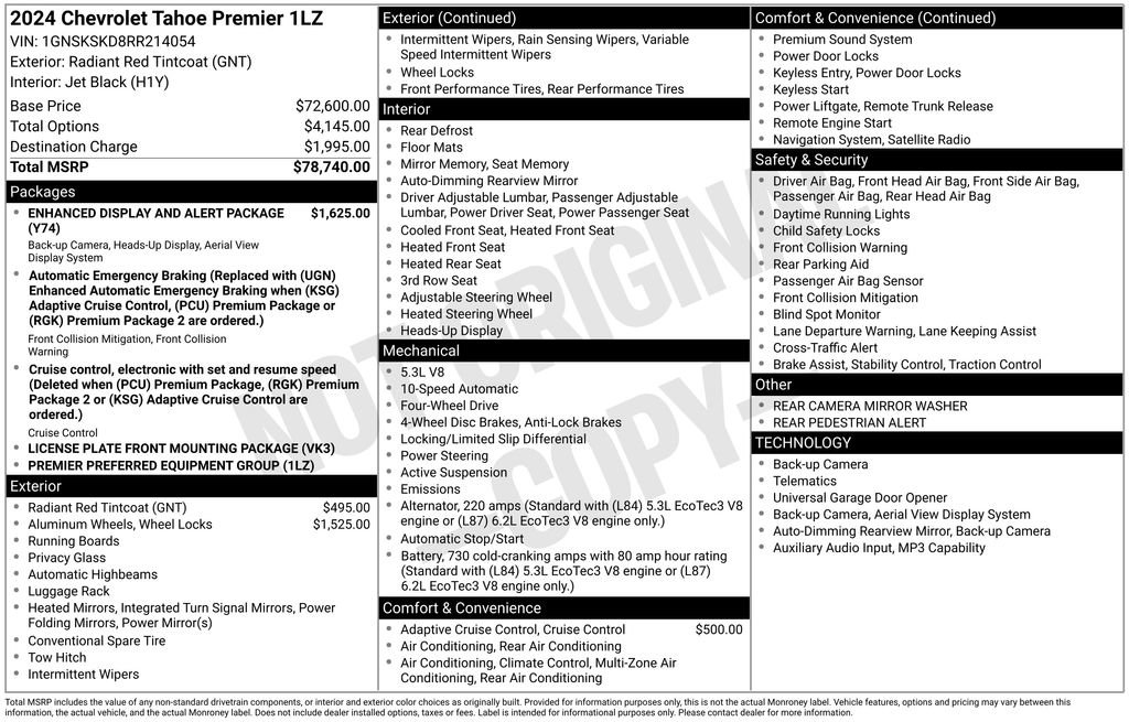 Certified 2024 Chevrolet Tahoe Premier image 6
