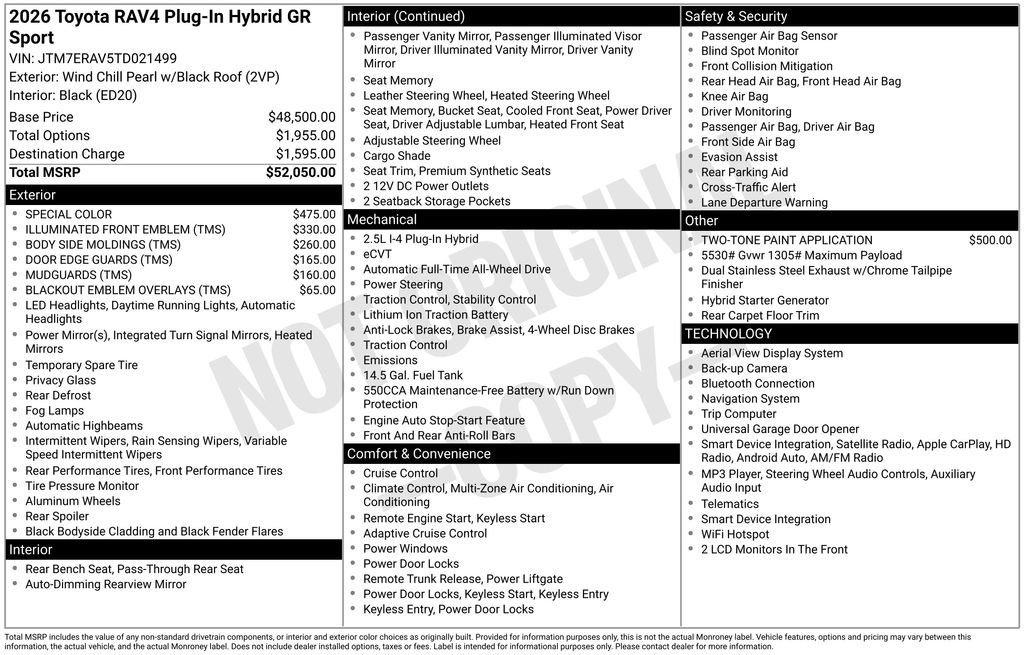 New 2026 Toyota RAV4 AWD Plug-in Hybrid image 4