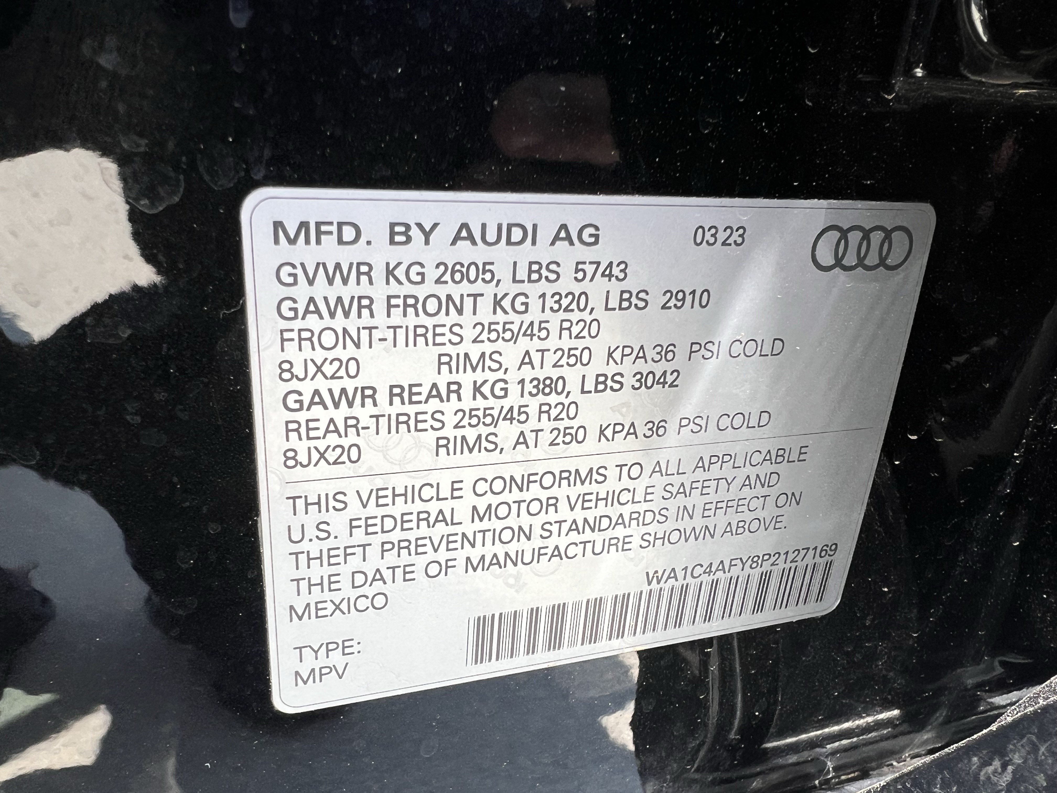 Certified 2023 Audi SQ5 Prestige w/ Prestige Package AWD/4WD image 37