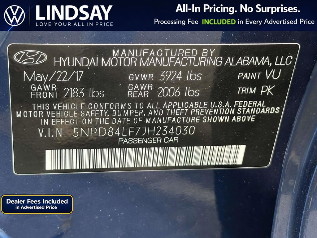 Used 2018 Hyundai Elantra SEL FWD image 25