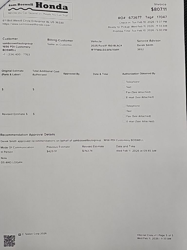 Used 2025 Ford F150 King Ranch w/ FX4 Off-Road Package image 62