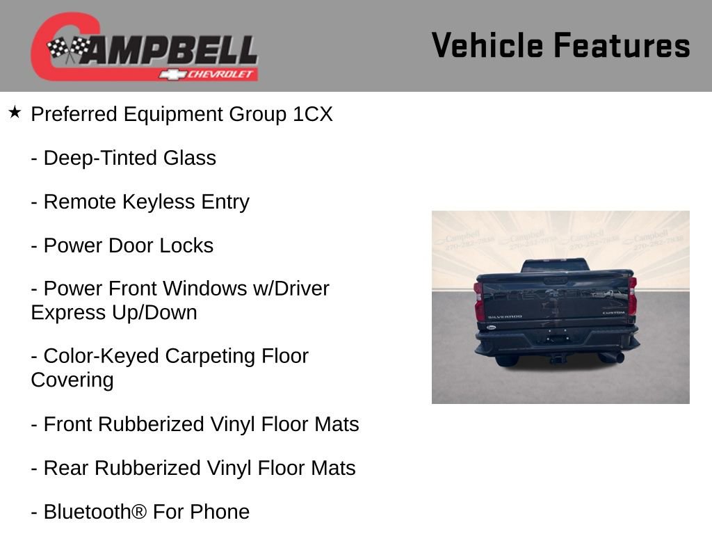 Used 2024 Chevrolet Silverado 2500 Custom w/ Custom Value Package AWD/4WD image 10