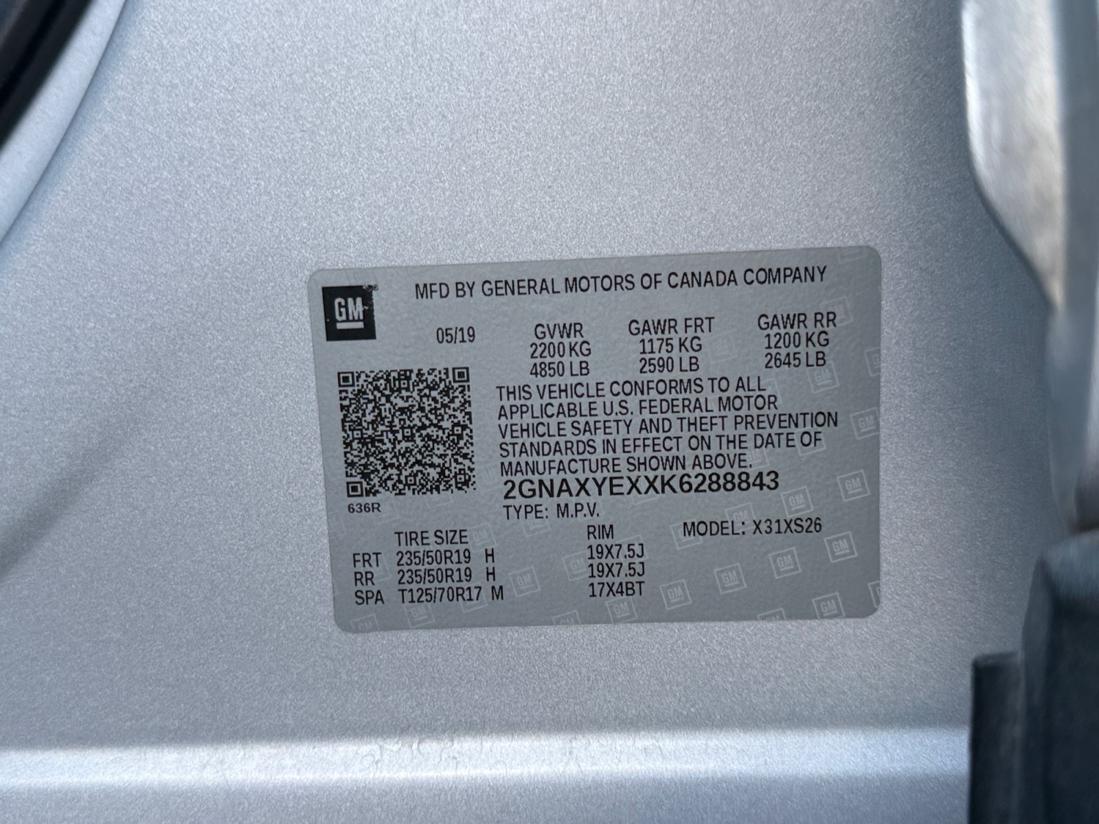Certified 2019 Chevrolet Equinox Premier AWD/4WD image 33