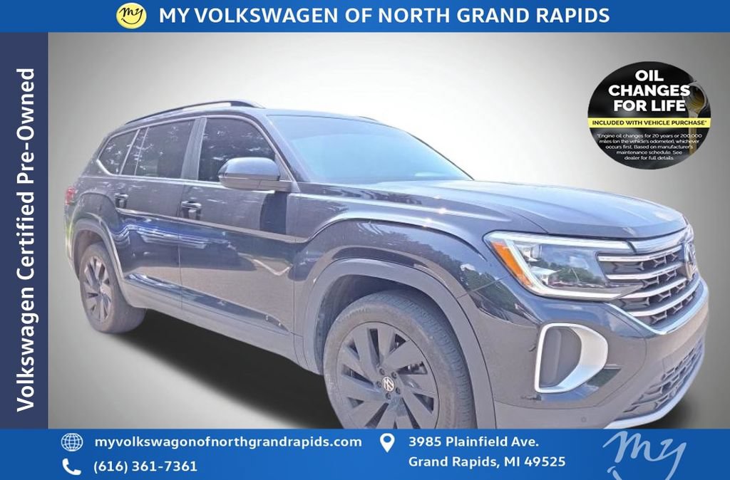Used 2024 Volkswagen Atlas SE w/ Panoramic Sunroof Package AWD/4WD image 1