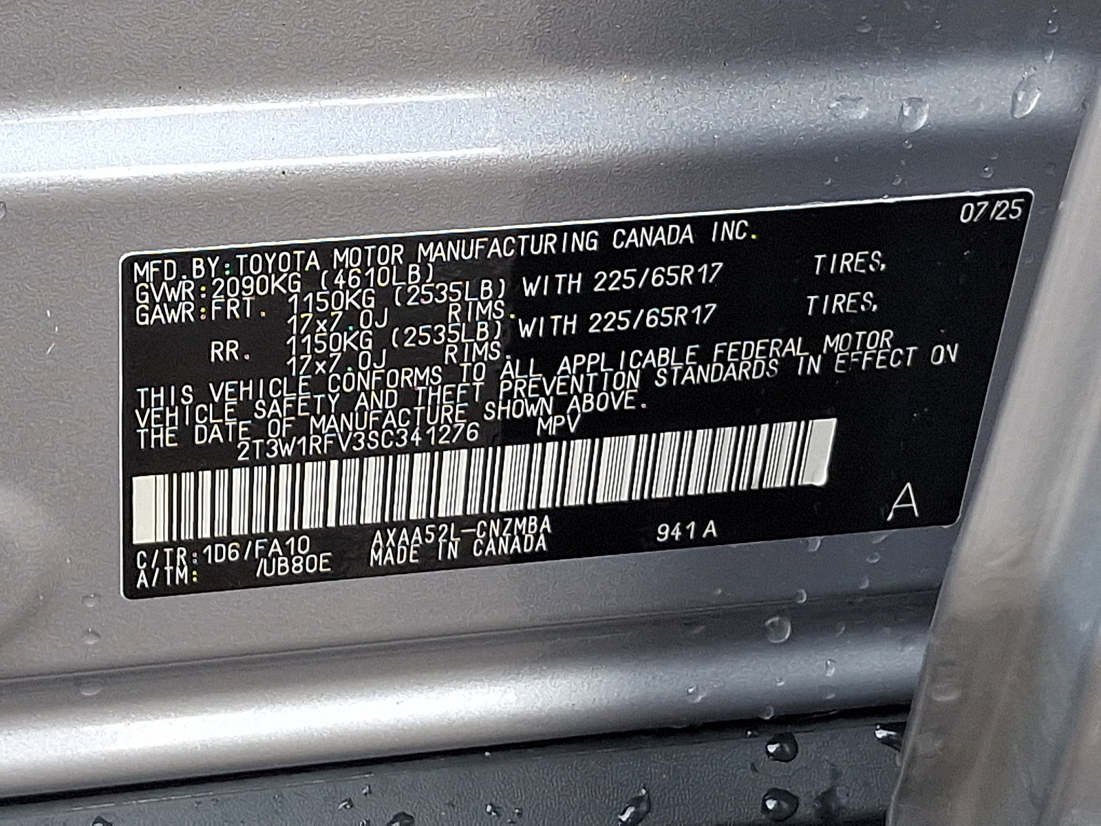 Used 2025 Toyota RAV4 XLE w/ Convenience Package FWD image 28