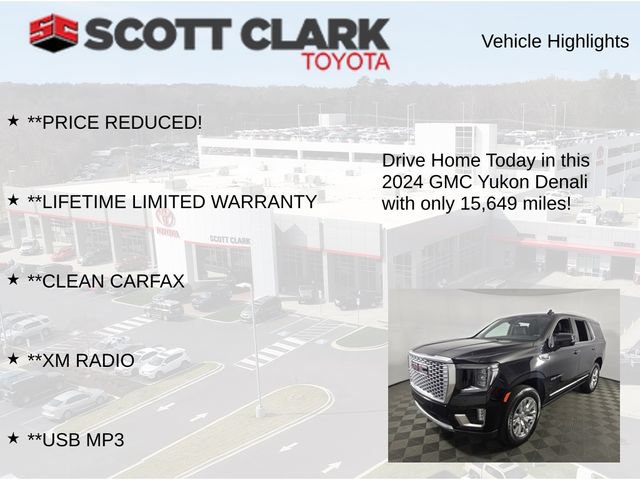 Used 2024 GMC Yukon Denali w/ Advanced Technology Package AWD/4WD image 13