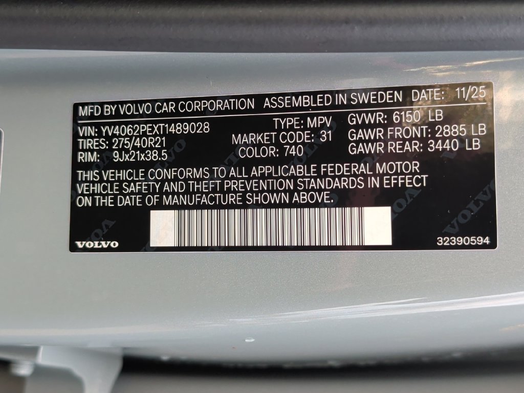 Used 2026 Volvo XC90 B6 Plus AWD/4WD image 40
