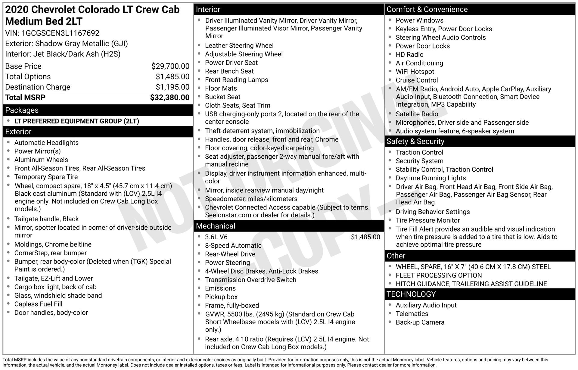 Used 2020 Chevrolet Colorado LT RWD image 30