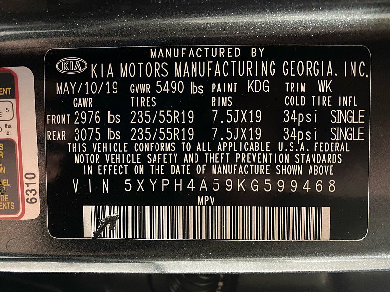 Used 2019 Kia Sorento EX image 56