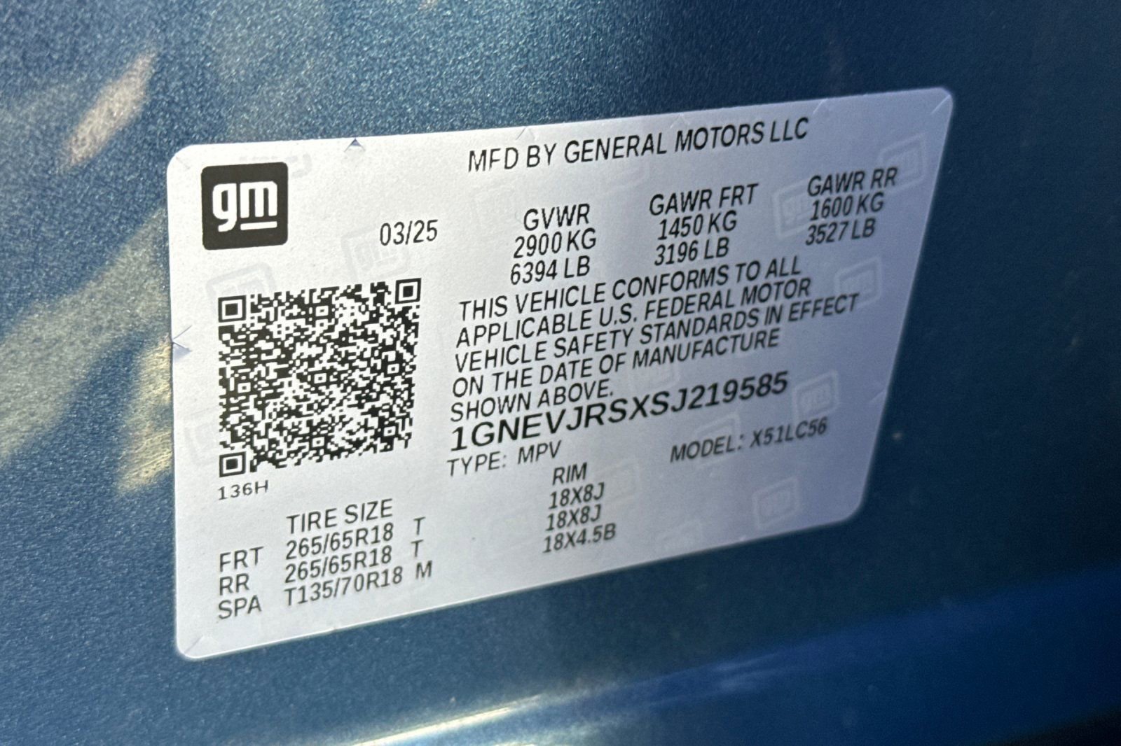 Used 2025 Chevrolet Traverse Z71 image 52