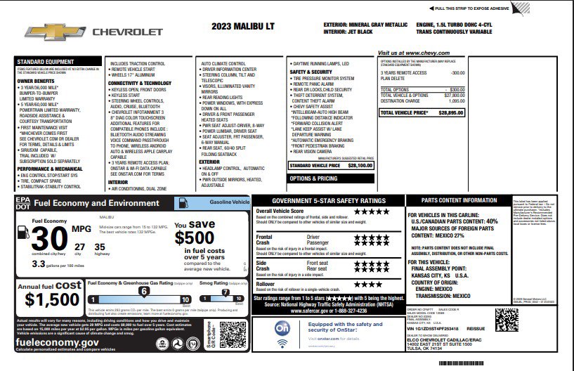 Used 2023 Chevrolet Malibu LT image 4