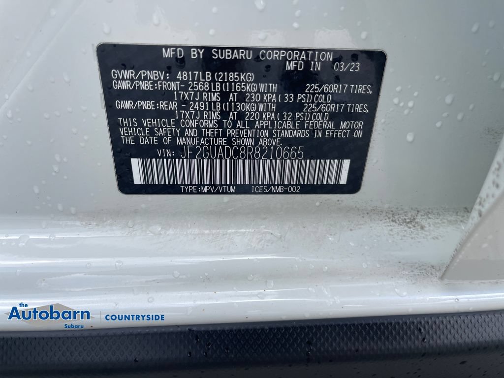 Certified 2024 Subaru Crosstrek 2.0i Premium AWD/4WD image 28