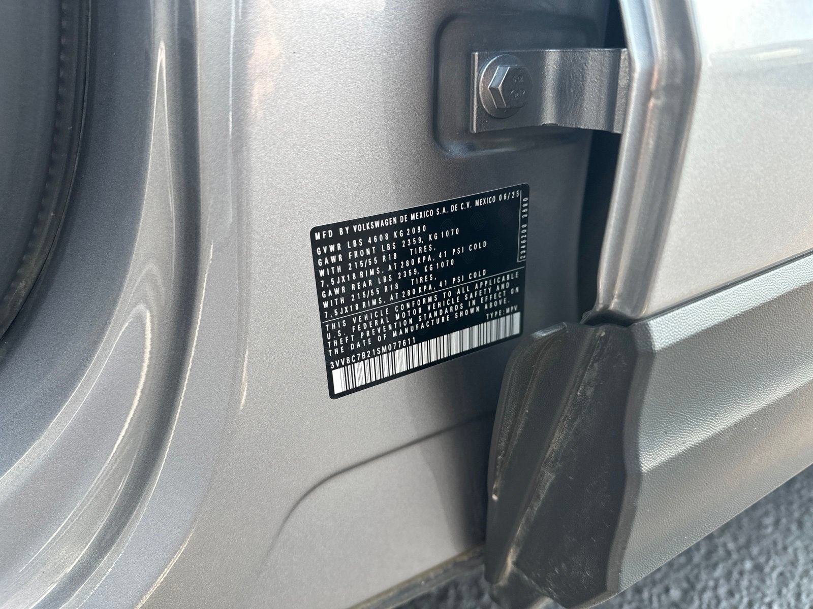 Certified 2025 Volkswagen Taos S AWD/4WD image 16