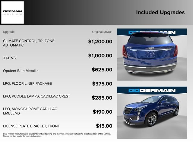 Used 2023 Cadillac XT5 Premium Luxury w/ LPO, Floor Liner Package AWD/4WD image 19