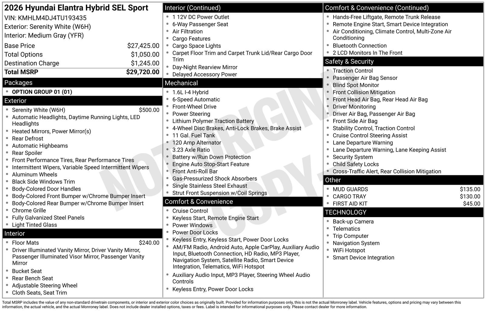 New 2026 Hyundai Elantra Sport image 8
