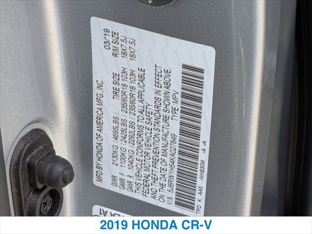Certified 2019 Honda CR-V EX image 26