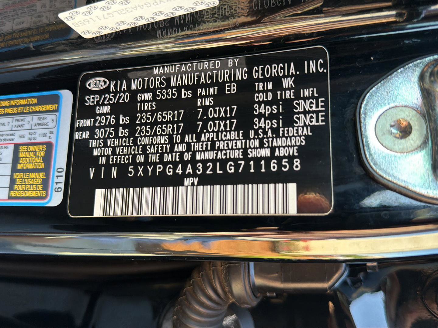 Used 2020 Kia Sorento L FWD image 40