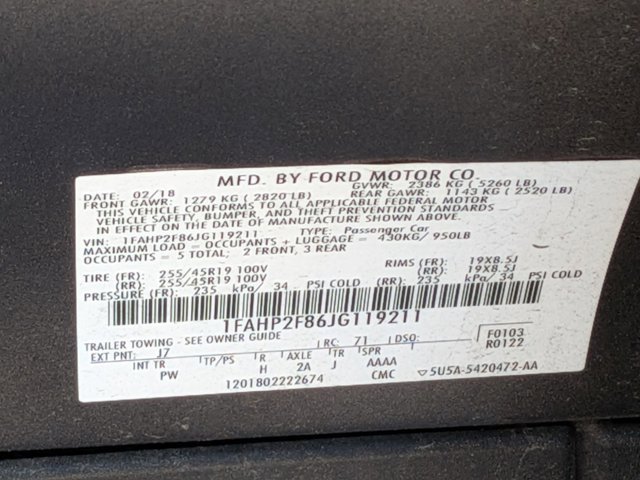 Used 2018 Ford Taurus Limited FWD image 20