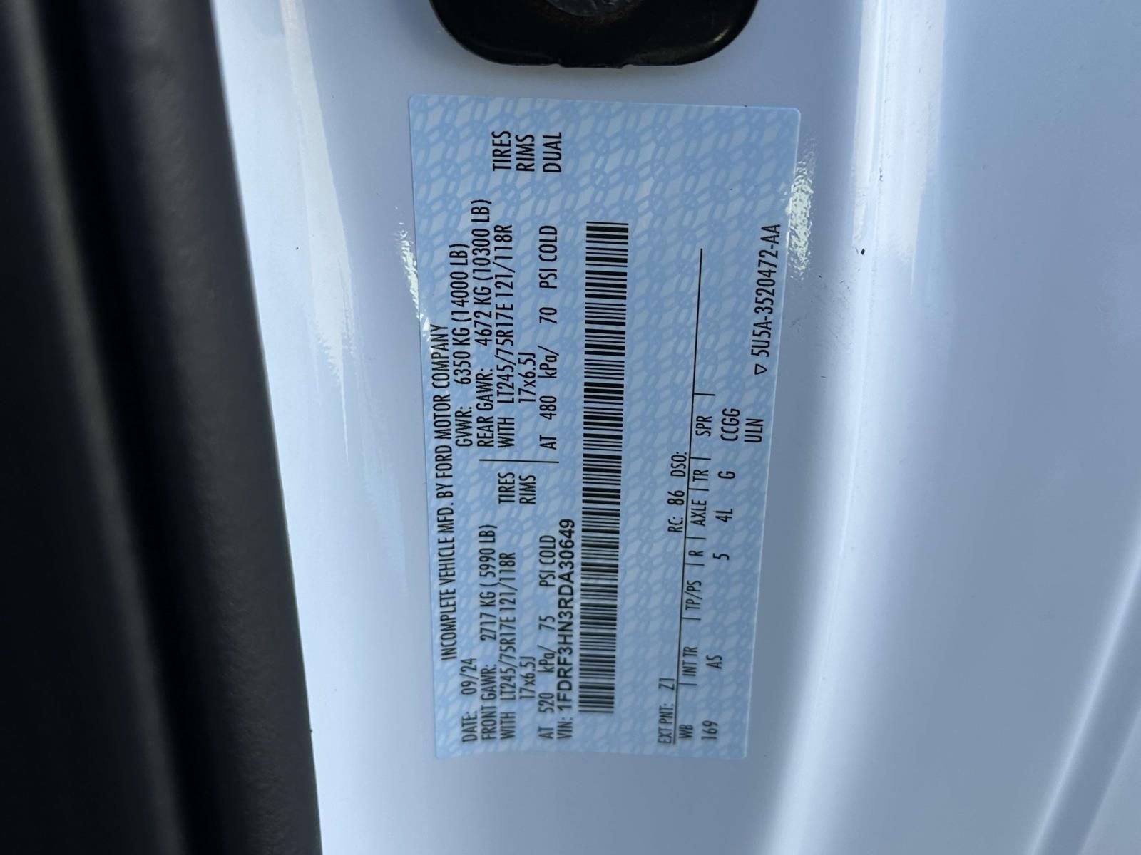 New 2024 Ford F350 XL w/ Snow Plow Prep Package image 20