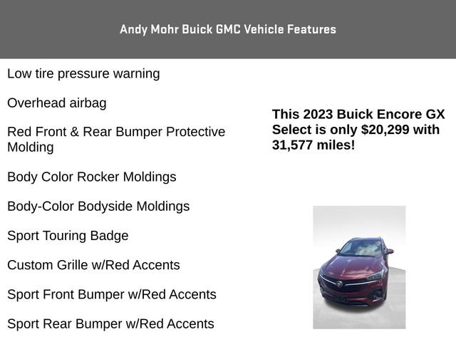Used 2023 Buick Encore GX Select w/ Sport Touring Package FWD image 14