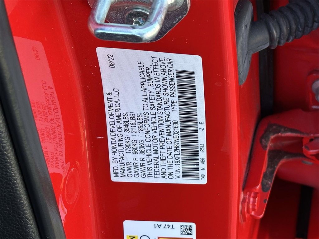 Certified 2022 Honda Civic Sport image 15