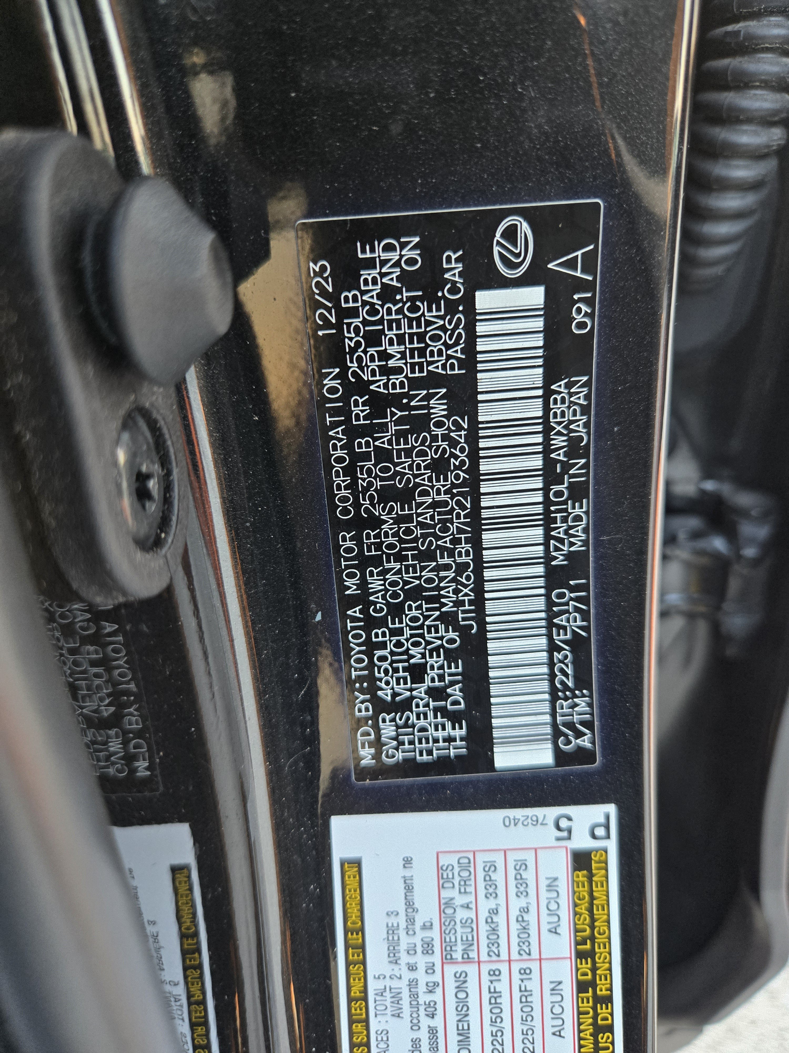 Certified 2024 Lexus UX 250h FWD image 31
