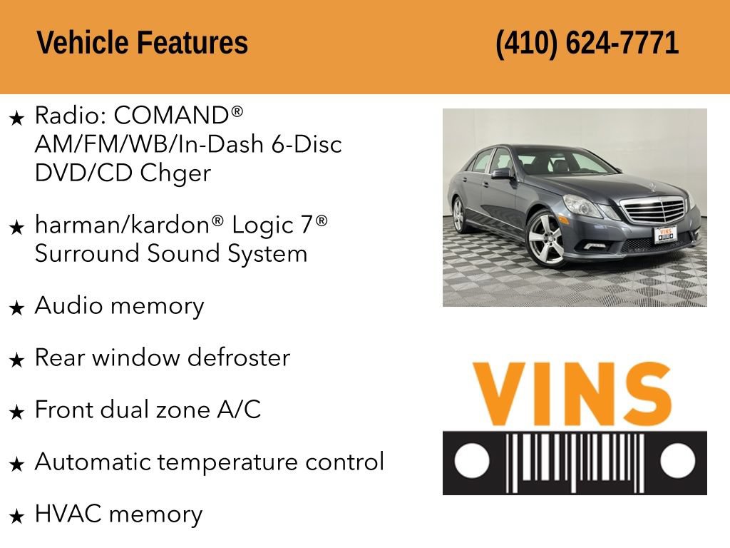 Used 2011 Mercedes-Benz E 350 4MATIC Sedan image 5