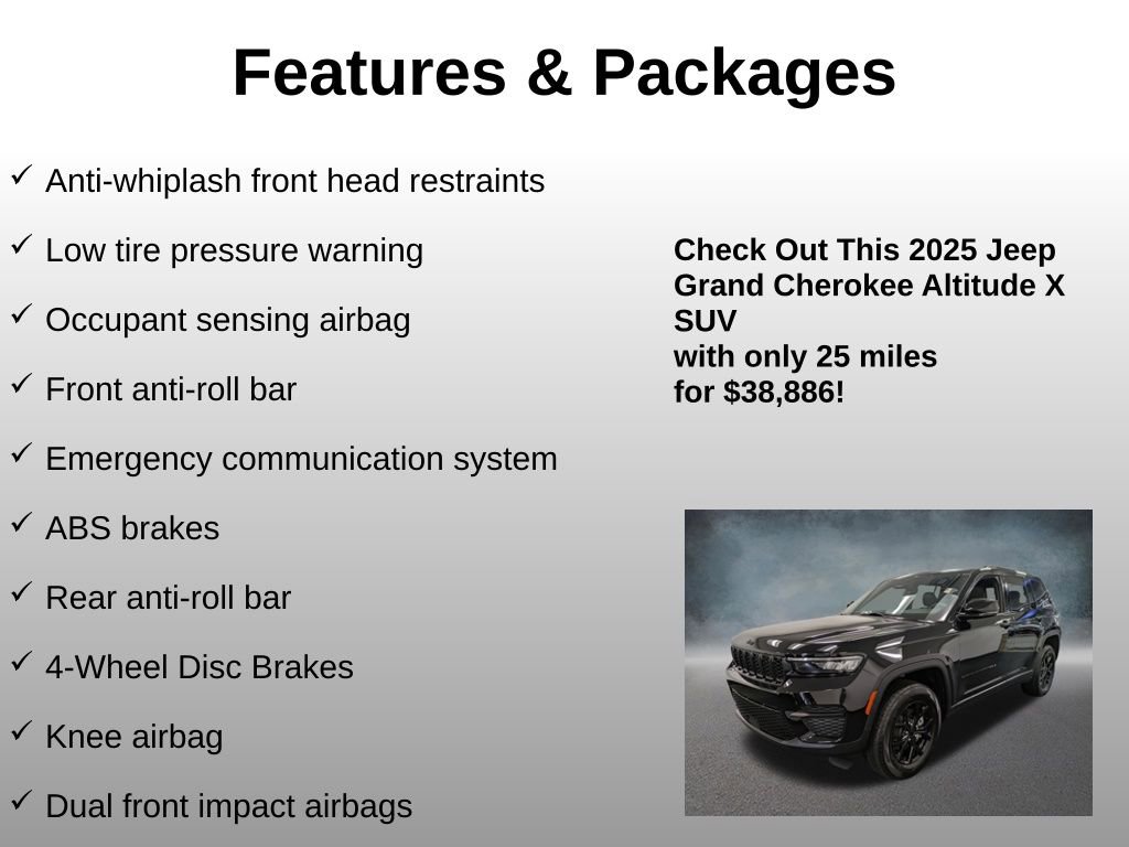 Used 2025 Jeep Grand Cherokee Altitude image 13