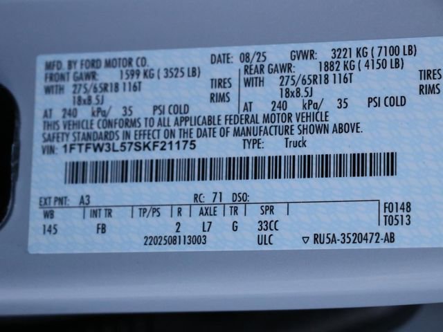 Used 2025 Ford F150 XLT w/ Equipment Group 302A MID image 31