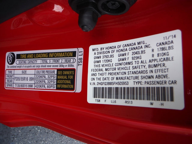 Used 2015 Honda Civic EX image 44